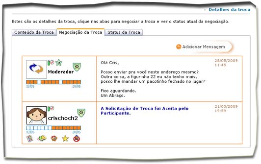 Negociação de Troca