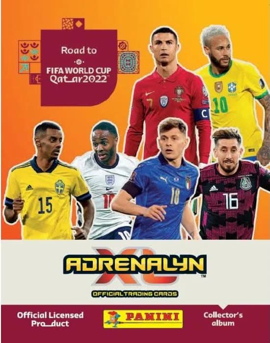 Capa do álbum Adrenalyn XL Road to FIFA World Cup Qatar 2022