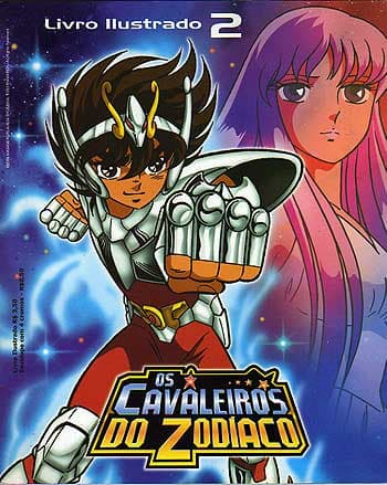 Capa do álbum Os Cavaleiros do Zodíaco - Livro Ilustrado 2